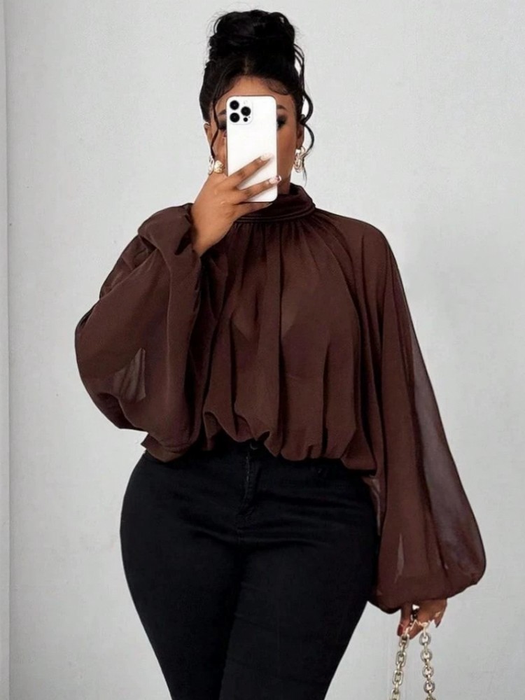 0XL-4XL Plus Size Autumn Sprin - đánh giá và giá Women Fashion Necktie