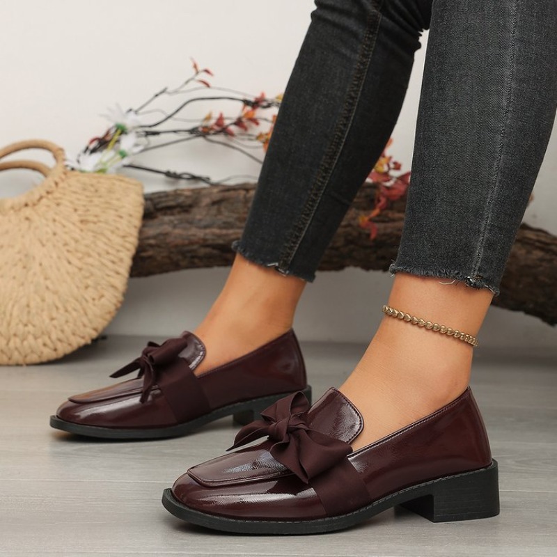 Fashion Bowknot Slip On Loafer - đánh giá và giá Women'S Fashion Shoes