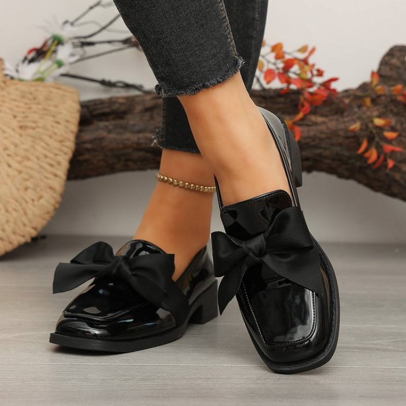Fashion Bowknot Slip On Loafer - đánh giá và giá Women'S Fashion Shoes